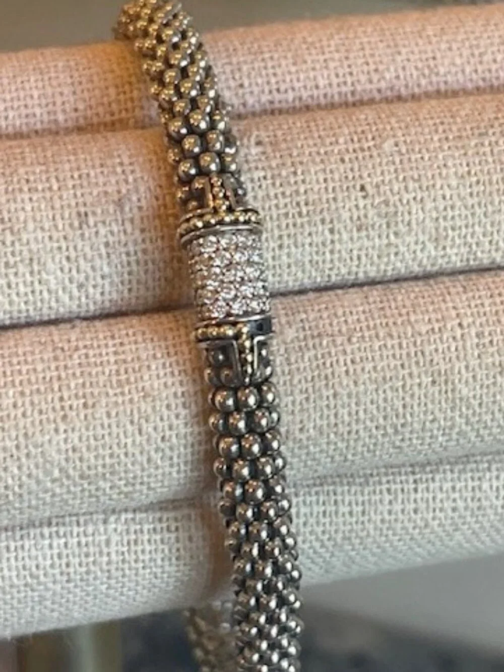 Lagos Caviar Diamond bracelet